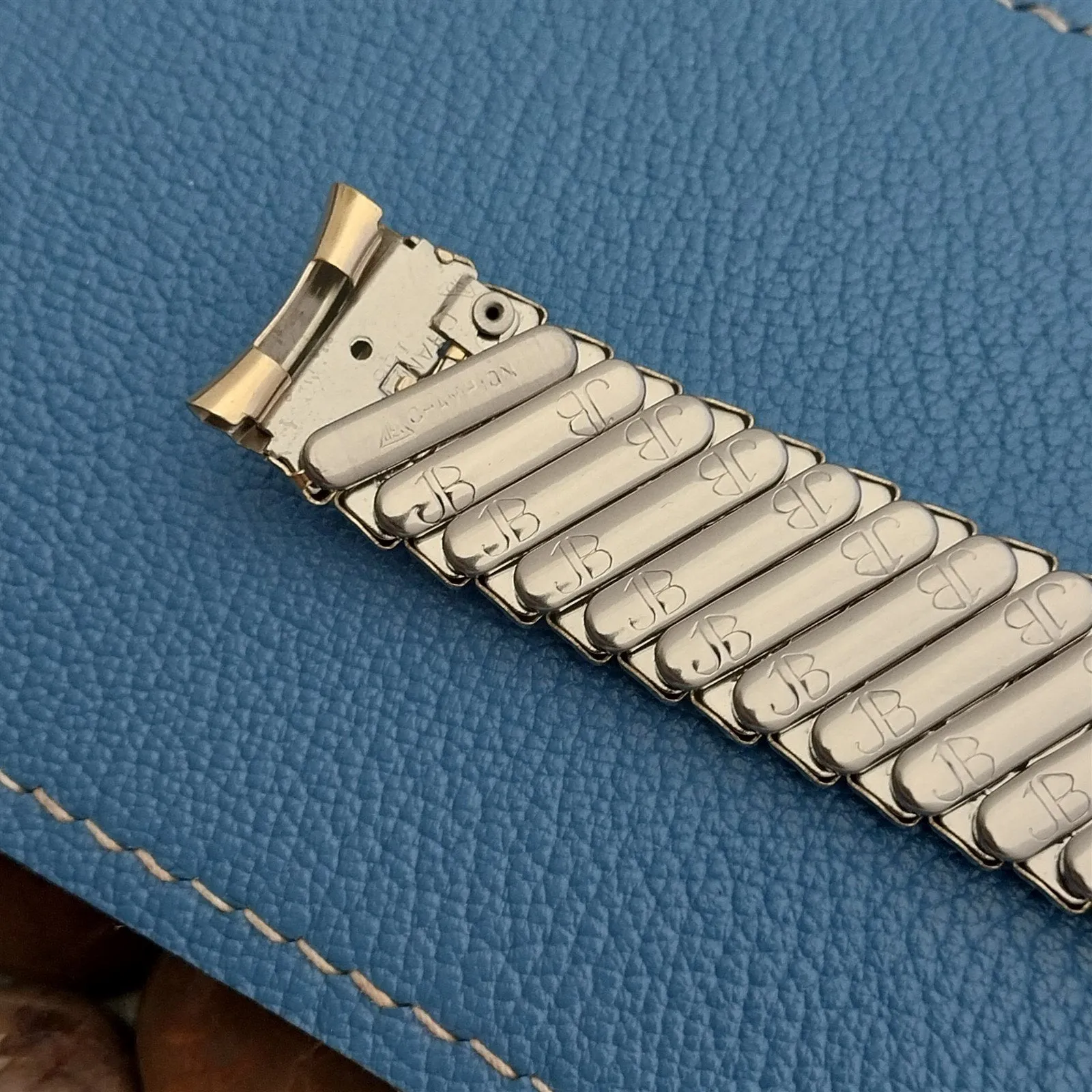 Classic 5/8" 12k Yellow Gold-Filled JB Champion Unused 1950s Vintage Watch Band
