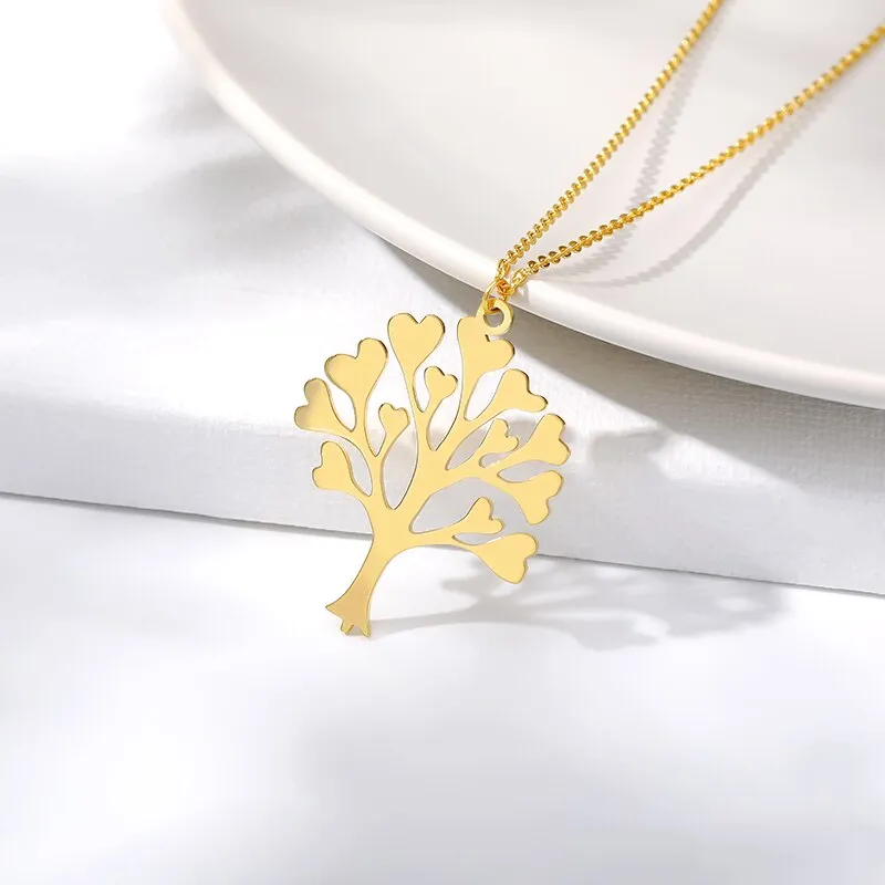 Classic Tree of Life Pendant Necklaces For Women