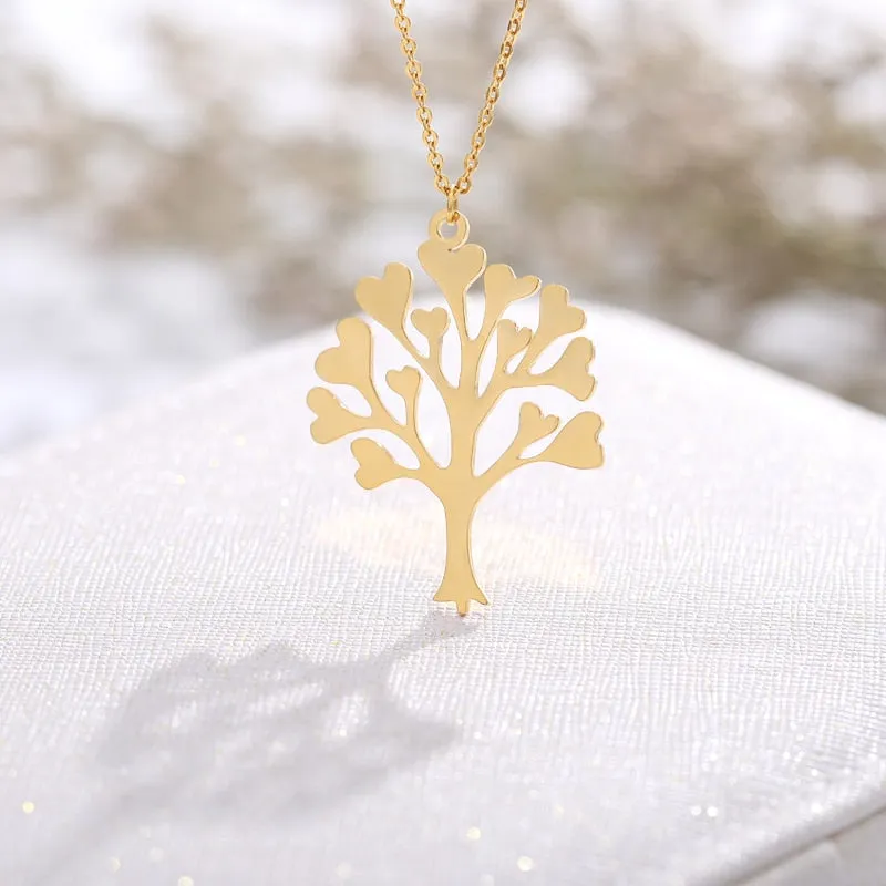 Classic Tree of Life Pendant Necklaces For Women