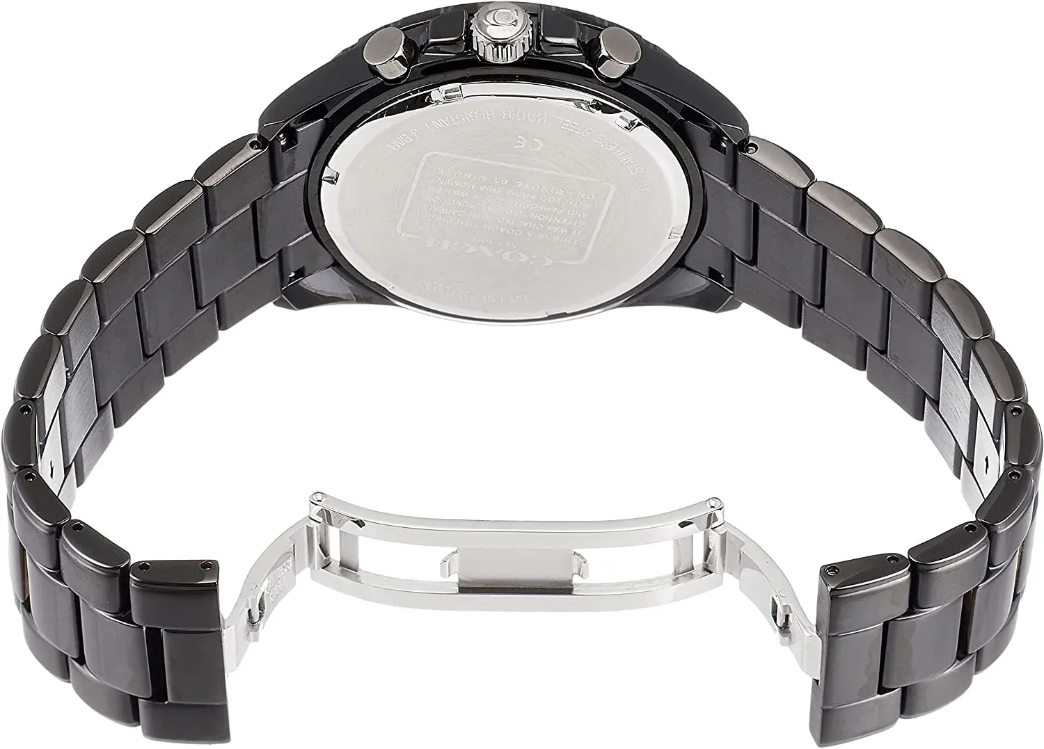 Coach KENT CHRONOGRAPH ALL BLACK MEN'S WATCH 14602554
