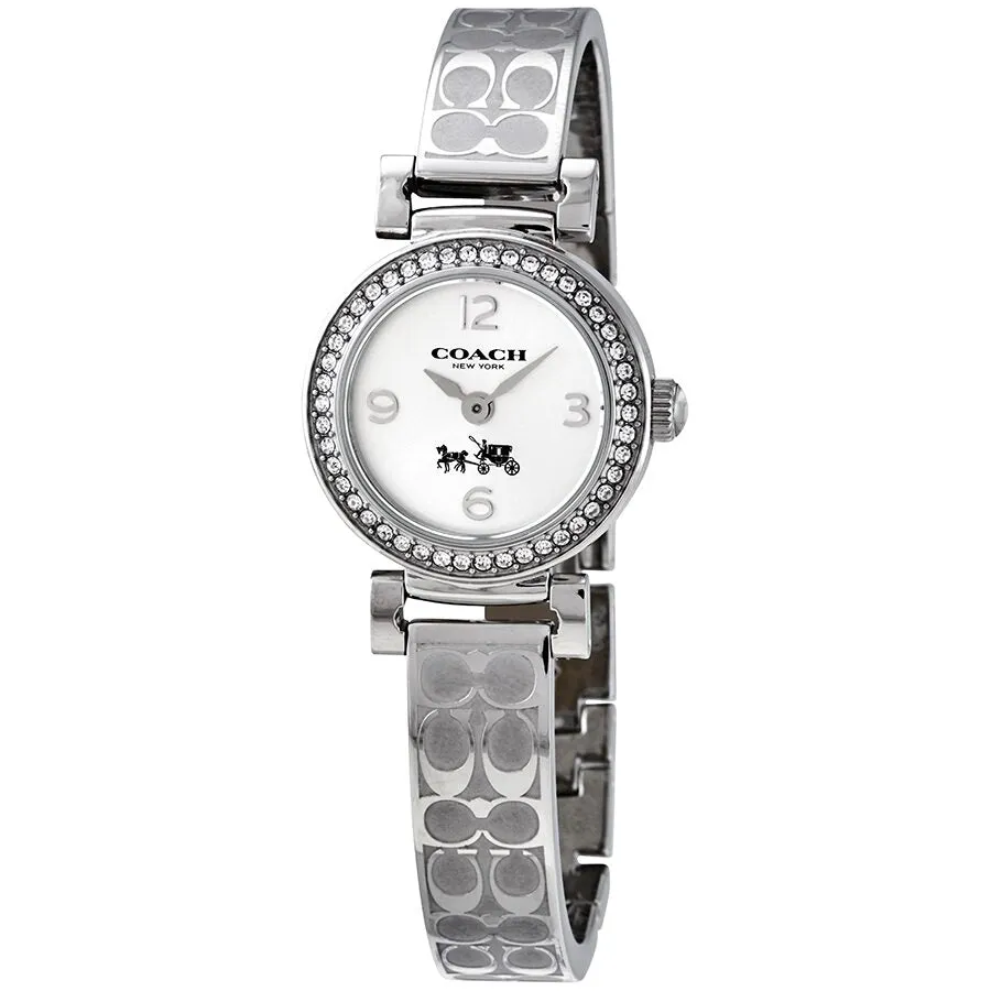 Coach Madison Quartz Crystal Silver Dial Ladies Watch 14502201