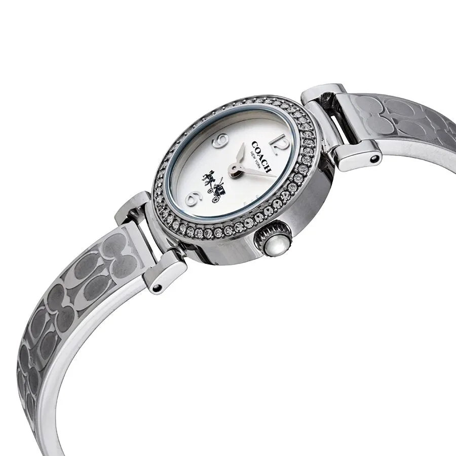 Coach Madison Quartz Crystal Silver Dial Ladies Watch 14502201