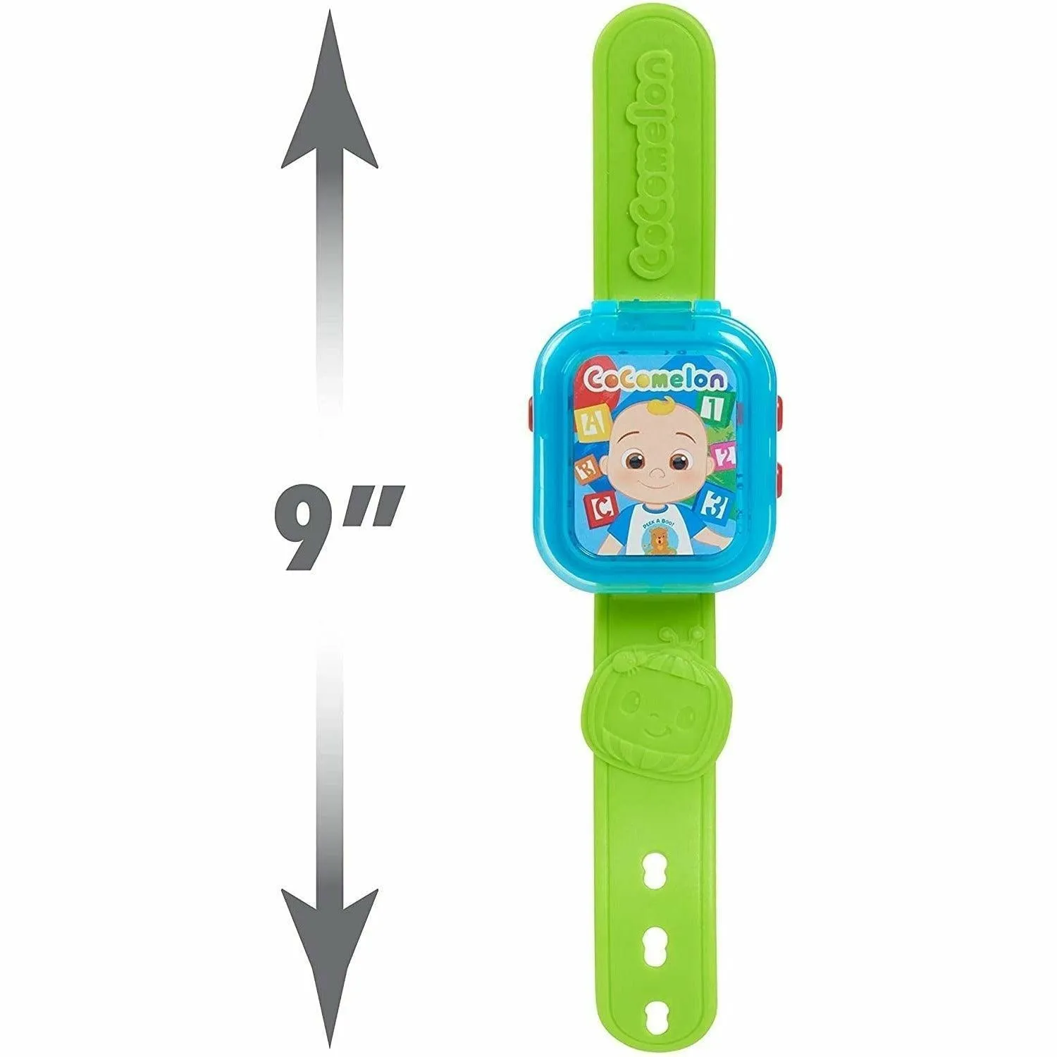 CoComelon JJ’s Learning Smart Watch Toy for Kids with 3 Education-Based Games, Alarm Clock, and Stop Watch