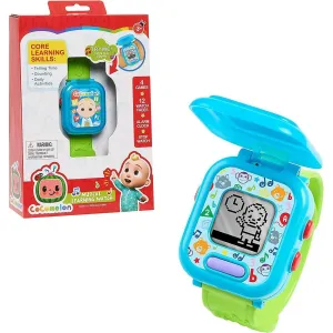 CoComelon JJ’s Learning Smart Watch Toy for Kids with 3 Education-Based Games, Alarm Clock, and Stop Watch