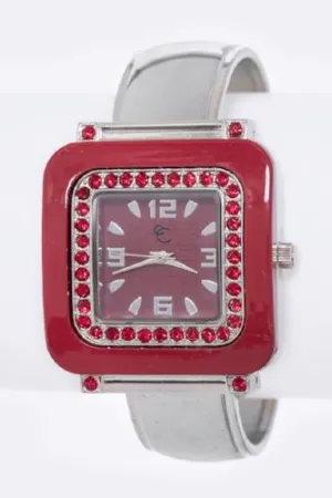 Crystal Bangle Watch