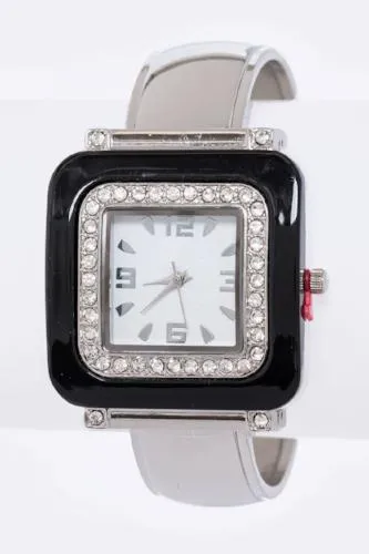 Crystal Bangle Watch