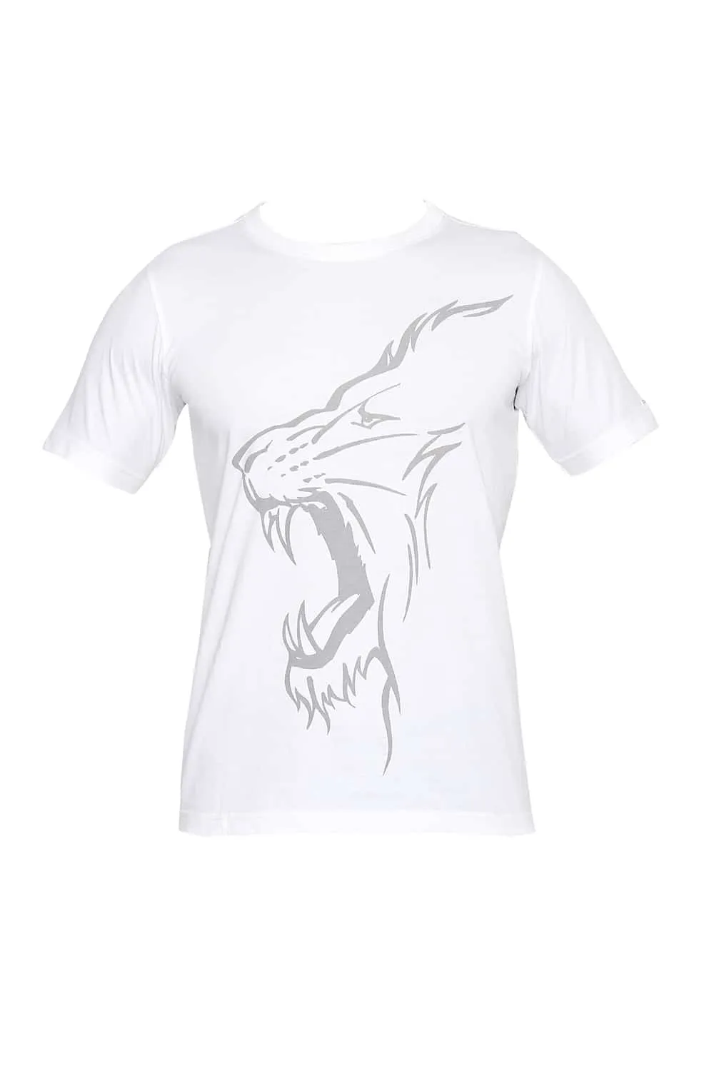 CSK Original Ipl Roaring Lion Print Crew Neck T Shirt