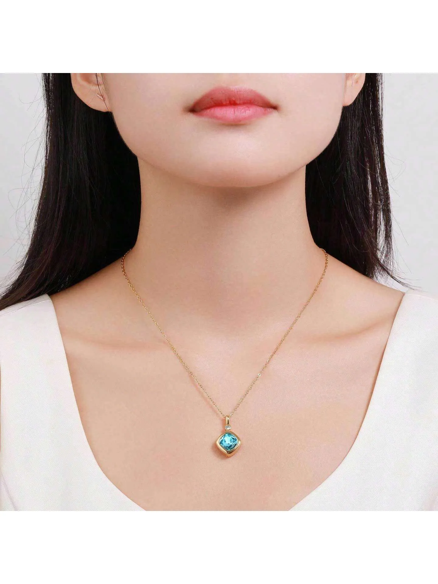 Customized Fashionable Heart Shape Cubic Zirconia Creative Interchangeable