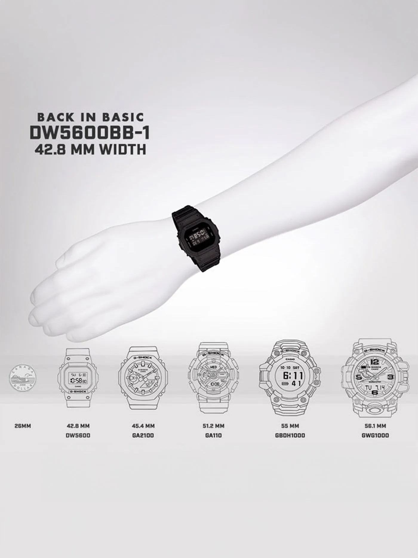 DW5600BB-1 Black Watch