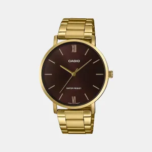 Enticer Men's Analog Stainless Steel Watch A1779 - MTP-VT01G-5BUDF