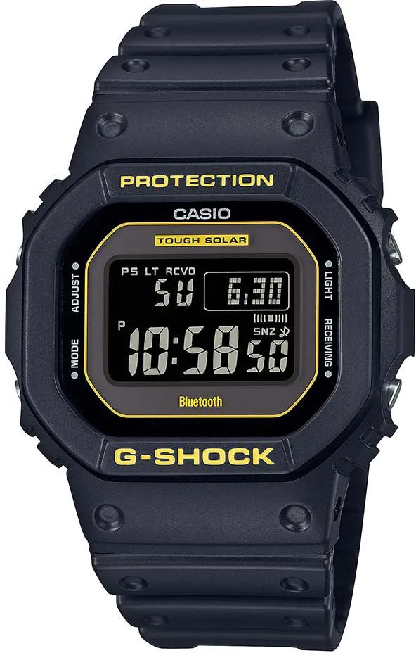 G-Shock 5600 Black Caution Yellow Mens