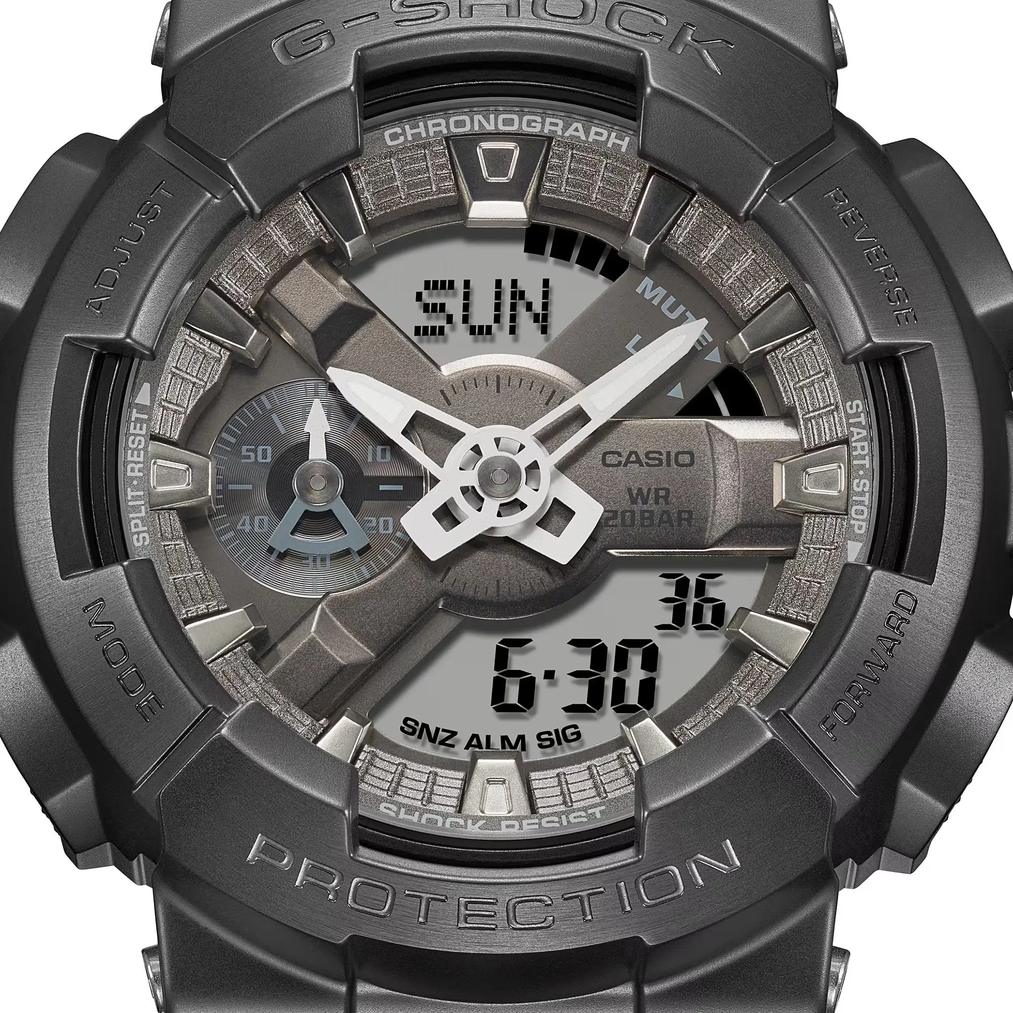 G-Shock Digital & Analogue G Steel Watch Metalized Series GM110MF-1A / GM-110MF-1A