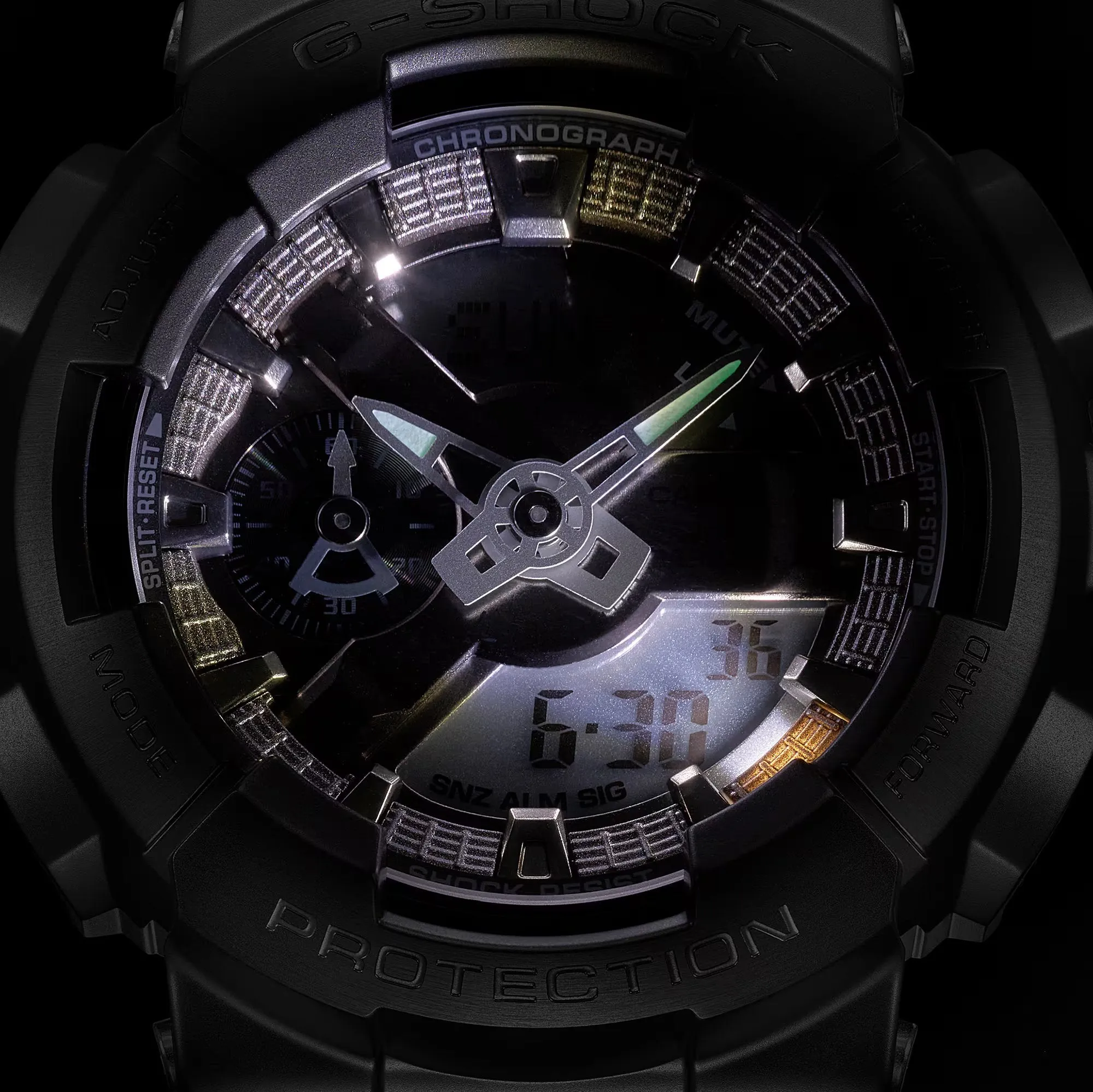 G-Shock Digital & Analogue G Steel Watch Metalized Series GM110MF-1A / GM-110MF-1A