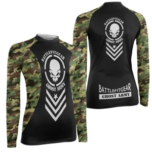 Ghost Army Women's Long Sleeve Rash Guard