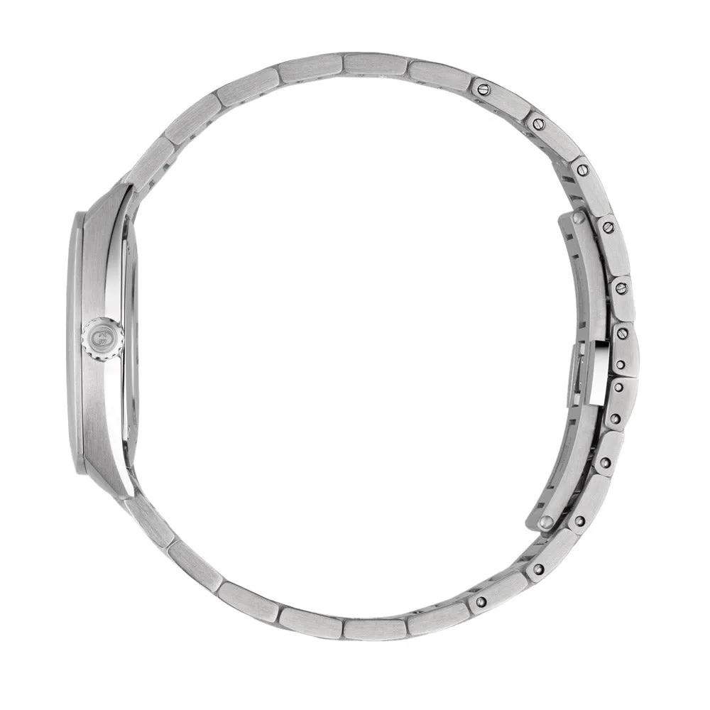Gucci Interlocking 29mm Silver Dial Diamond Ladies Quartz Watch YA142510