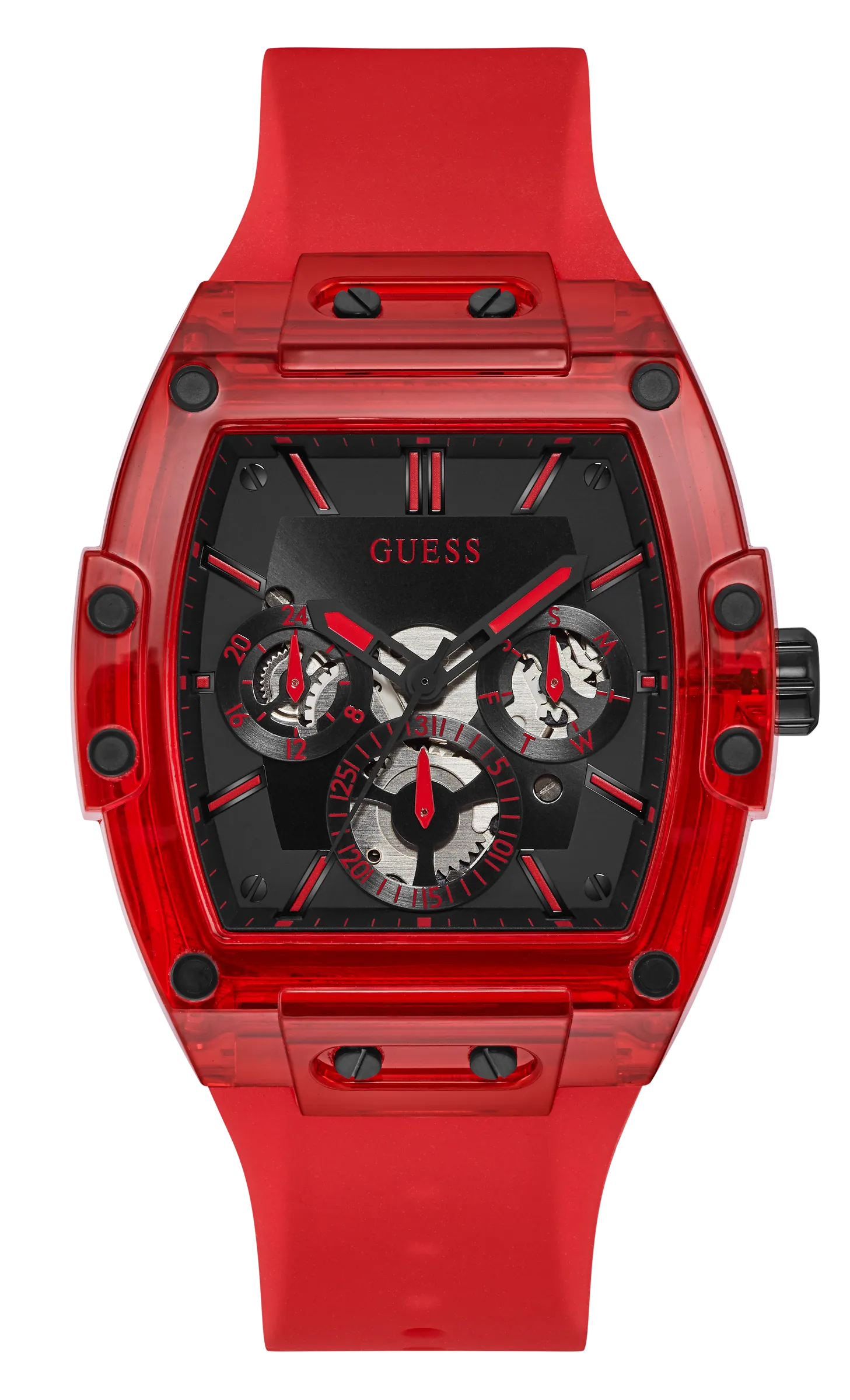 Guess Men Black Dial Analog Watch - GW0203G5