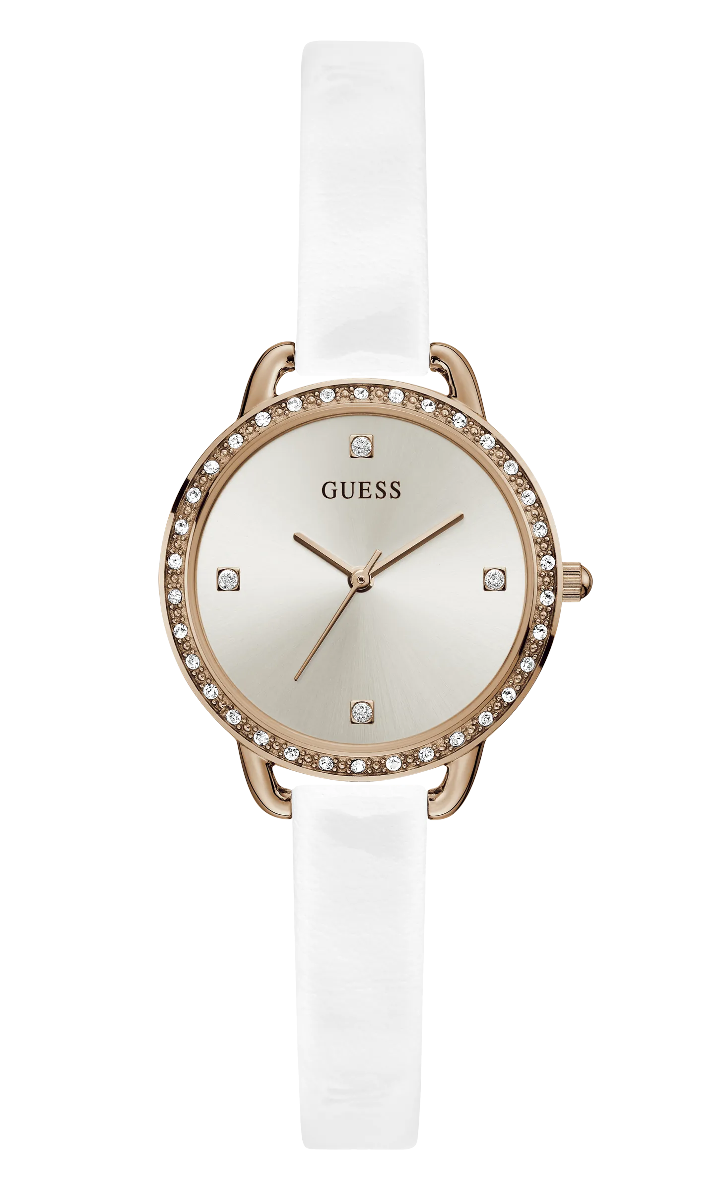 Guess Women White Dial Analog Watch - GW0099L4