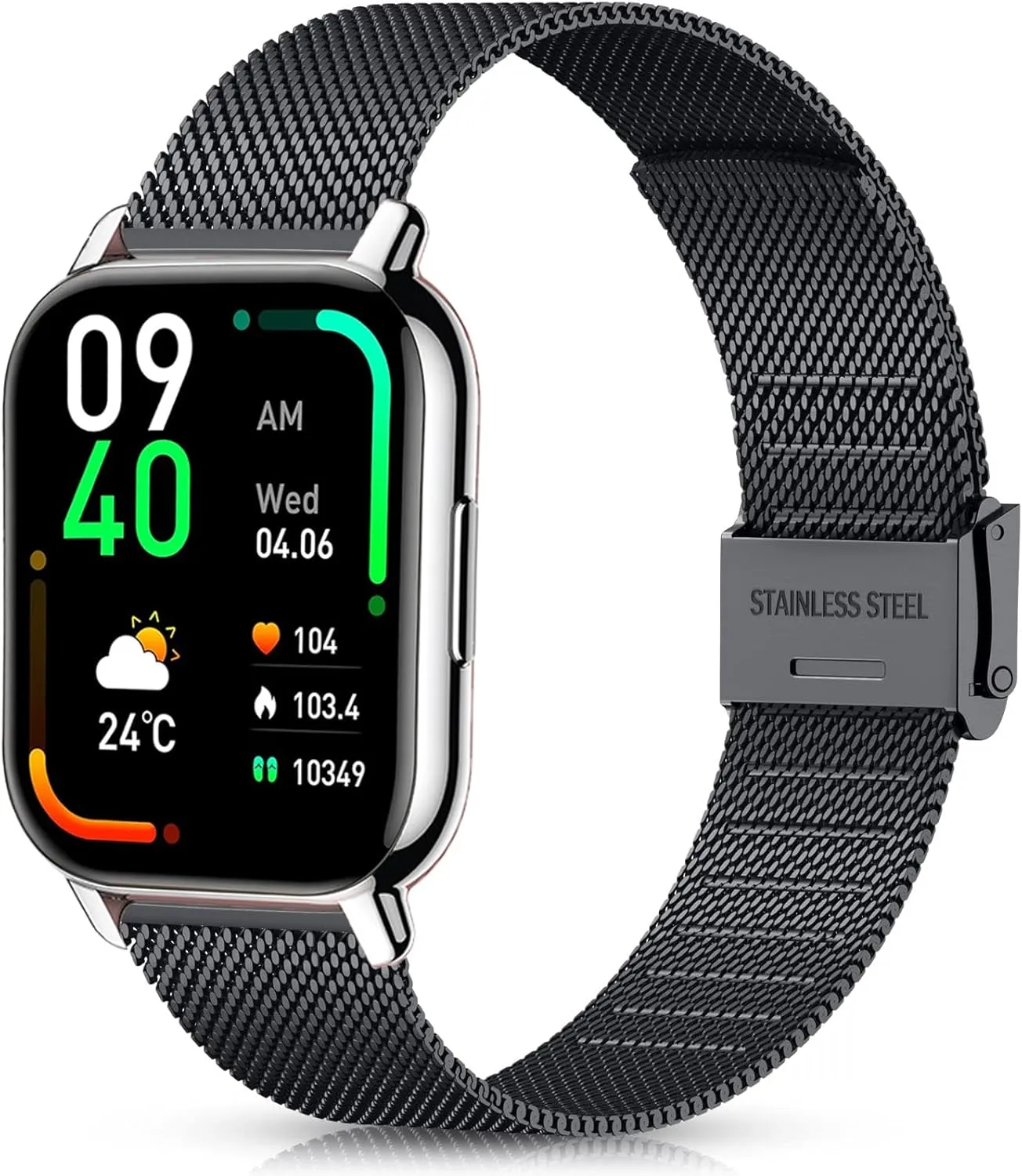 Harikiri Metal Bands Compatible with Fitpolo smart watch IDW13/IDW16/IDW19,22mm Straps for Woneligo W13,Veryfit IDW19,TOOBUR IDW26/IDW20/IDW16,FITVII HM57/HM78/H56,RUIMEN D1/H1 for Smartwatch