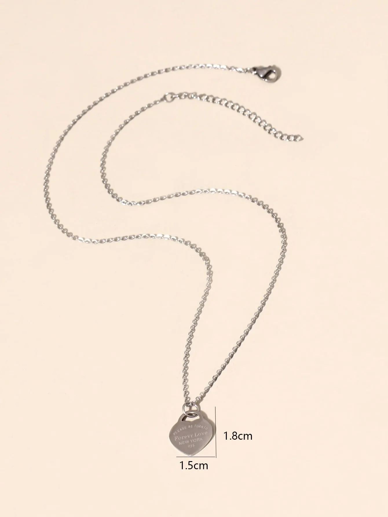 Heart Charm Necklace Jewelry for Women Gift for Her Necklace Accessories