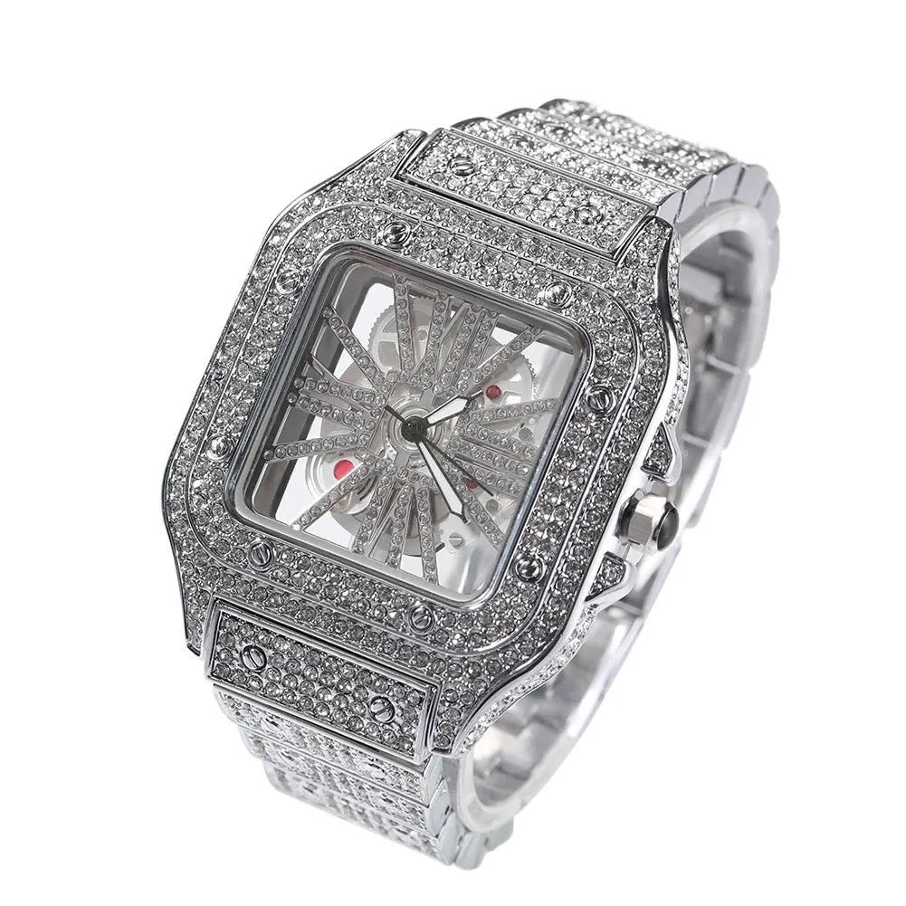 Icy Hollow Square Watch