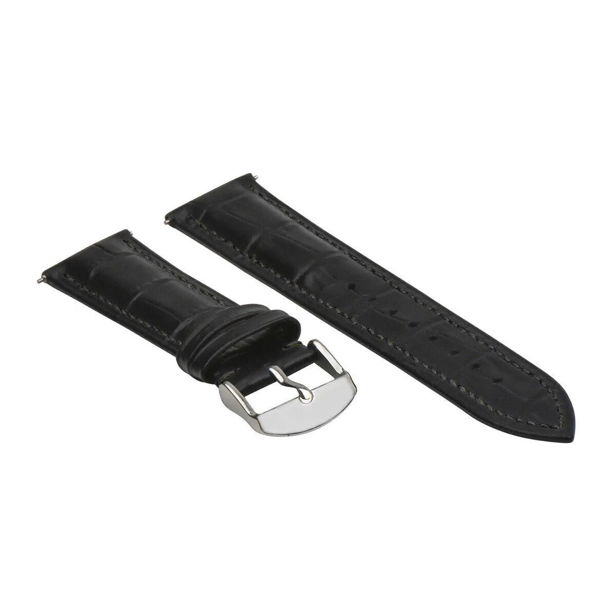 LEATHER WATCH BAND STRAP-QUICK RELEASE FOR CITIZEN ECO DRIVE - 24MM