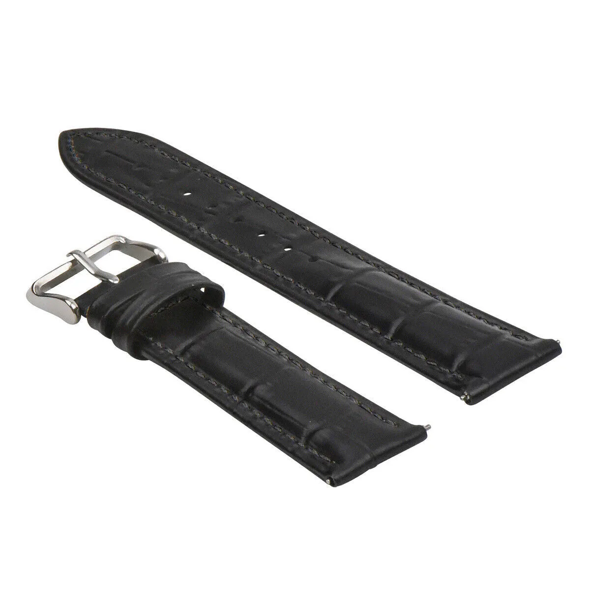 LEATHER WATCH BAND STRAP-QUICK RELEASE FOR CITIZEN ECO DRIVE - 24MM