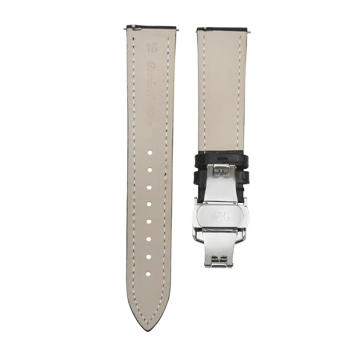 LEATHER WATCH BAND STRAP-QUICK RELEASE FOR CITIZEN ECO DRIVE WATCH 20MM