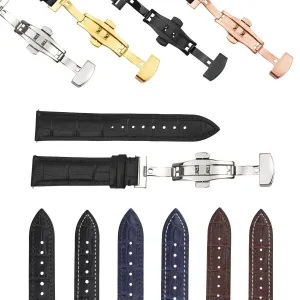 LEATHER WATCH BAND STRAP-QUICK RELEASE FOR CITIZEN ECO DRIVE WATCH 20MM
