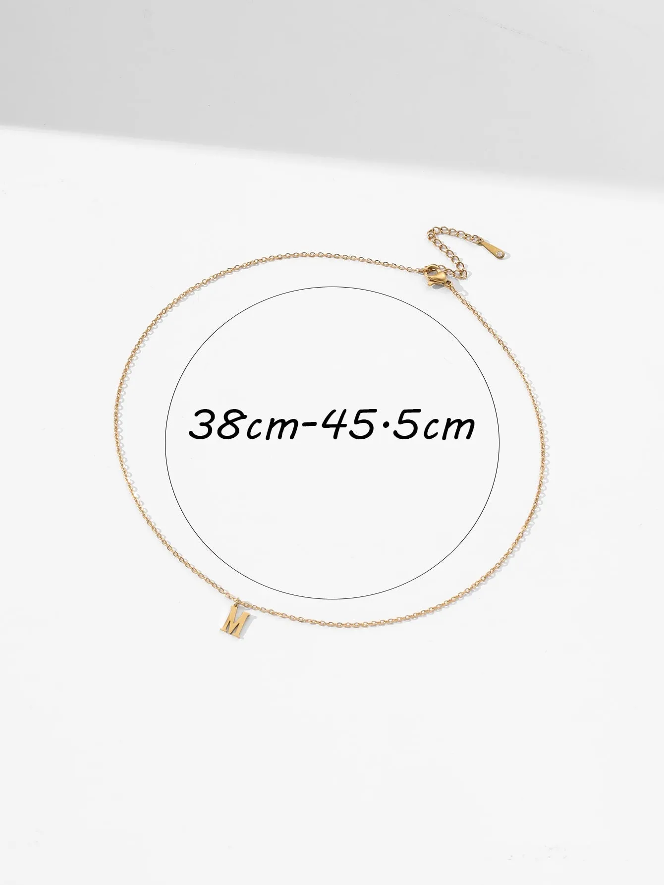 Letter M Charm Necklace Jewelry for Women Gift for Her Necklace Accessories