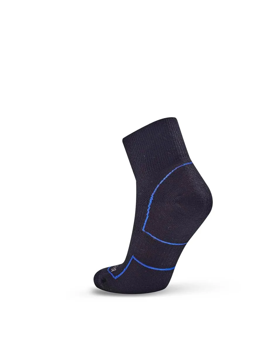 Lite Multi Sport Quarter- Black