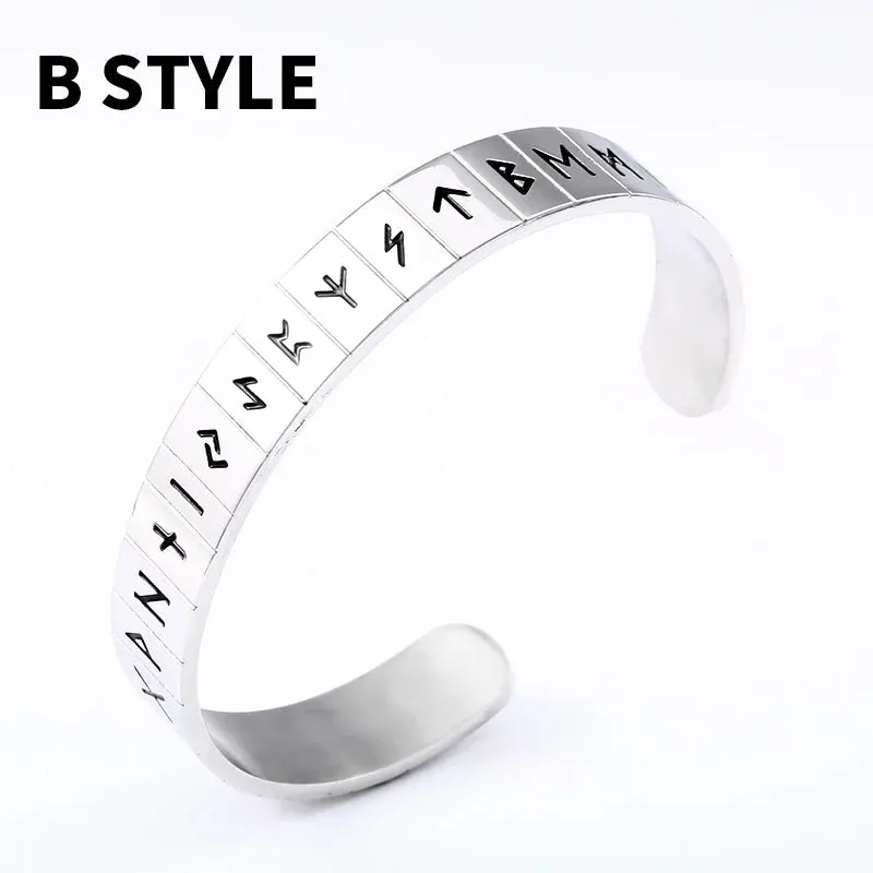 Men's Bracelet Viking Bodyguard Symbol High Quality Jewelry LLBRG-029G Beier 316L Stainless Steel