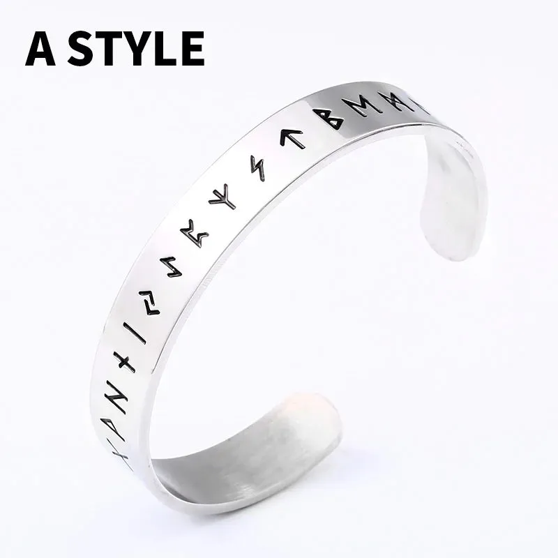 Men's Bracelet Viking Bodyguard Symbol High Quality Jewelry LLBRG-029G Beier 316L Stainless Steel