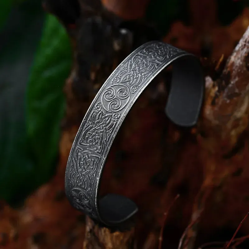 Men's Bracelet Viking Bodyguard Symbol High Quality Jewelry LLBRG-029G Beier 316L Stainless Steel