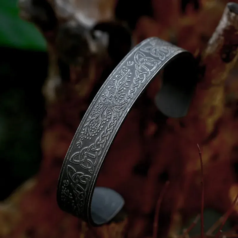 Men's Bracelet Viking Bodyguard Symbol High Quality Jewelry LLBRG-029G Beier 316L Stainless Steel