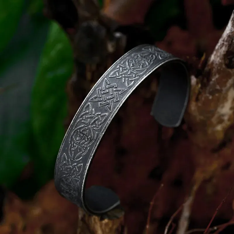 Men's Bracelet Viking Bodyguard Symbol High Quality Jewelry LLBRG-029G Beier 316L Stainless Steel