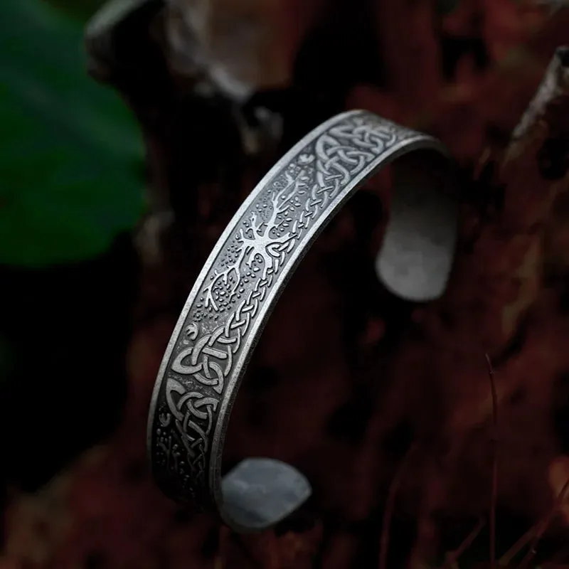 Men's Bracelet Viking Bodyguard Symbol High Quality Jewelry LLBRG-029G Beier 316L Stainless Steel