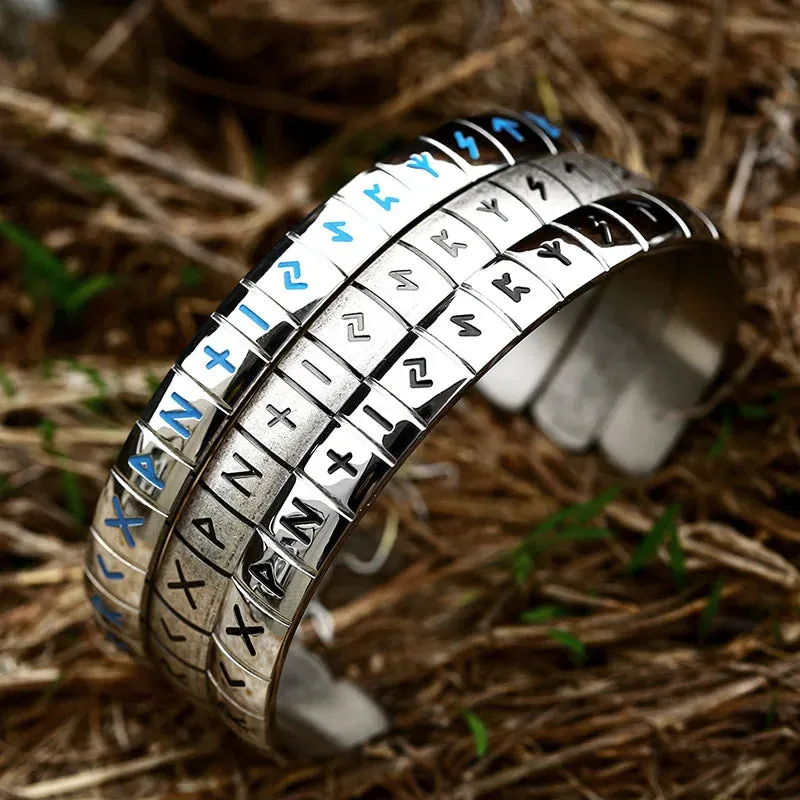 Men's Bracelet Viking Bodyguard Symbol High Quality Jewelry LLBRG-029G Beier 316L Stainless Steel