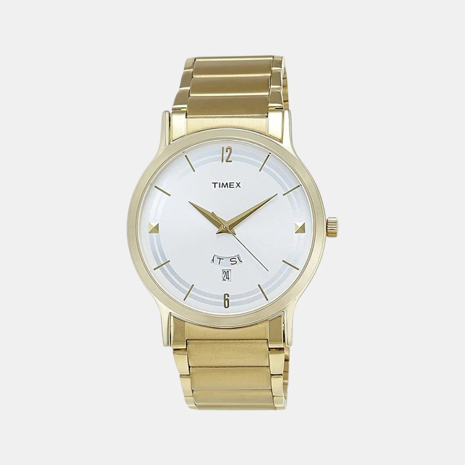 Men's Silver Analog Stainless Steel Watch TI000R420