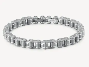 Men's Stainless Steel Semi-Stiff Bracelet by Brosway