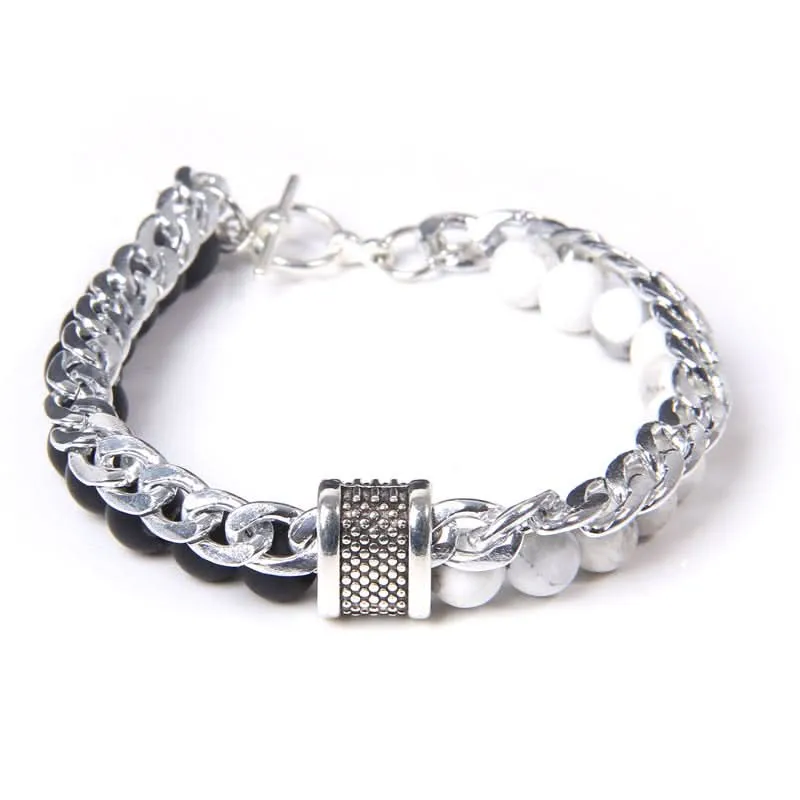Men’s Trendy Double-Layer Bracelet – For Casual & Business Style