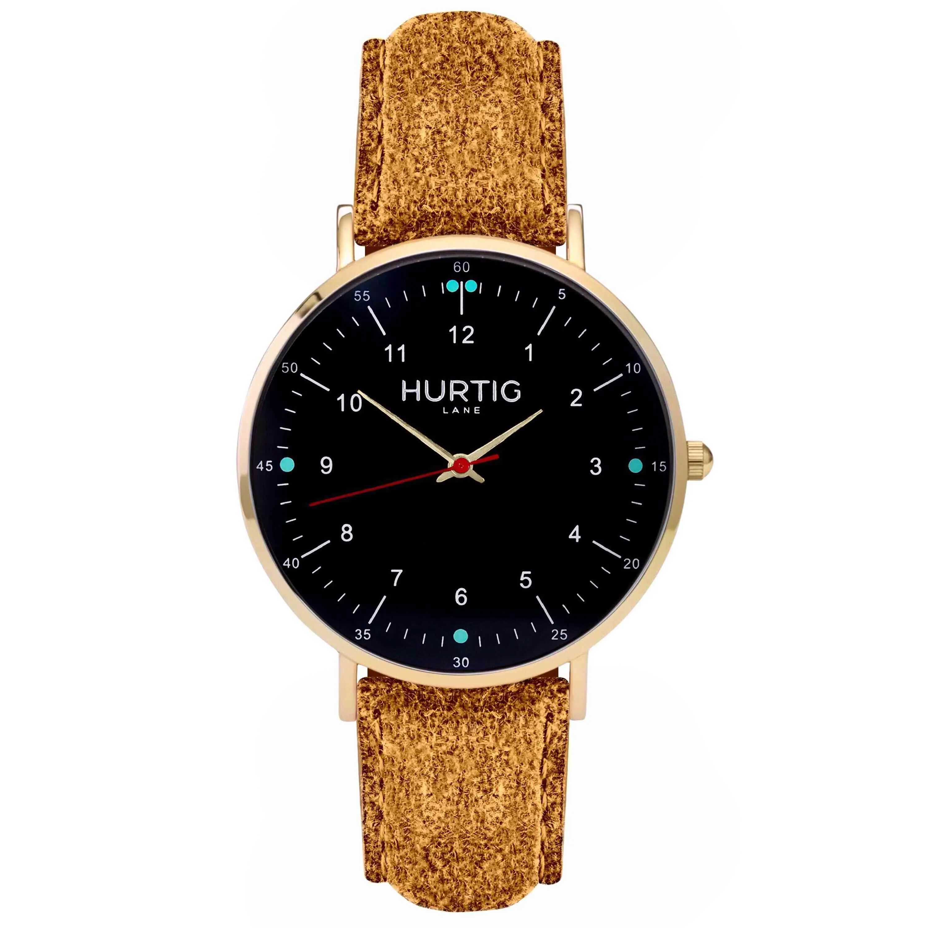 Moderna Vegan Suede Gold, Black & Duck Egg