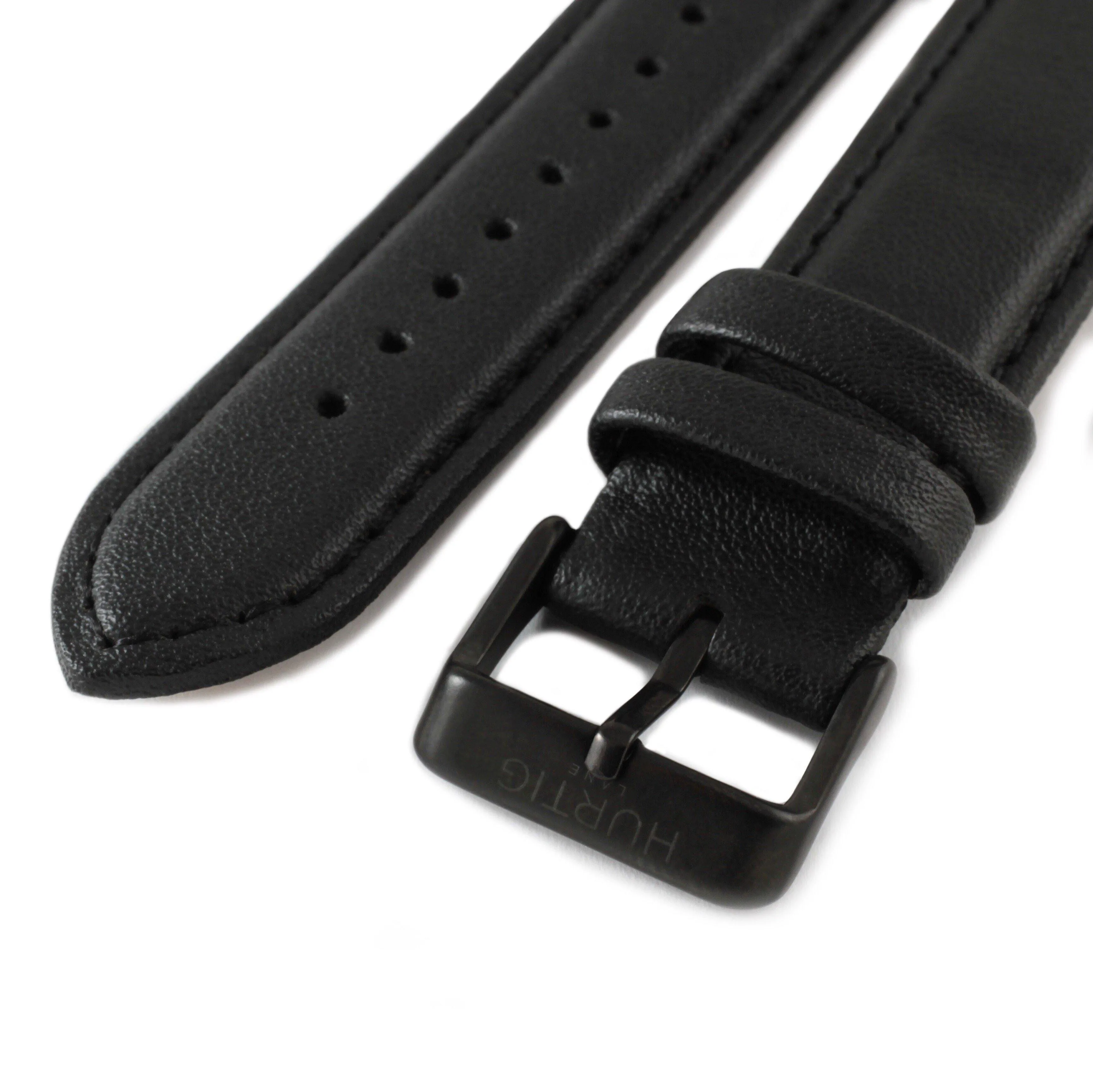 Moderno Vegan Leather Watch All Black & Black