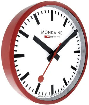 MOND Clock Wall Red Frame 25cm