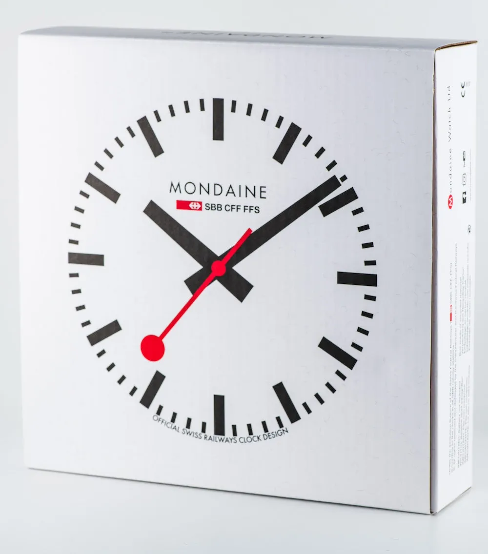 MOND Clock Wall Red Frame 25cm