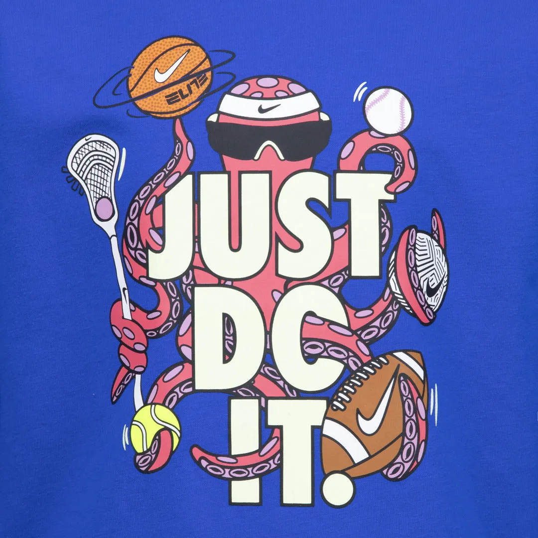Nike Boys "Just Do It" Octo Multisport Long Sleeve Tee (Little Kids)