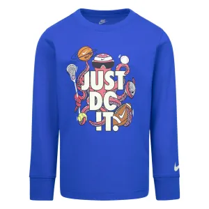 Nike Boys "Just Do It" Octo Multisport Long Sleeve Tee (Little Kids)