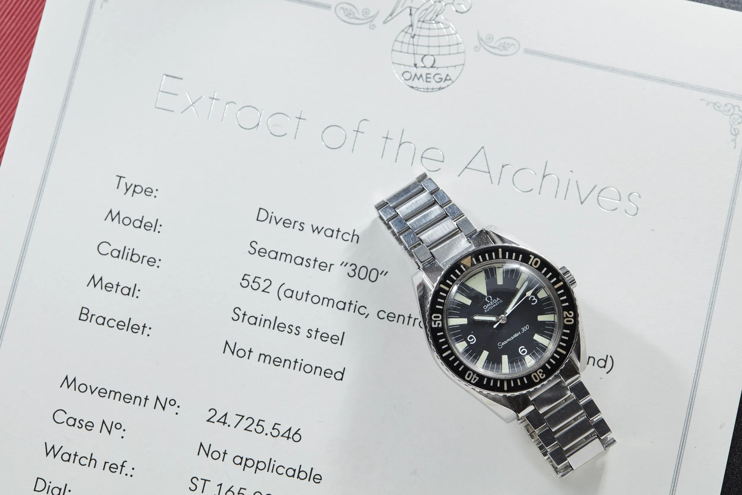 Omega Seamaster 300 Big Triangle