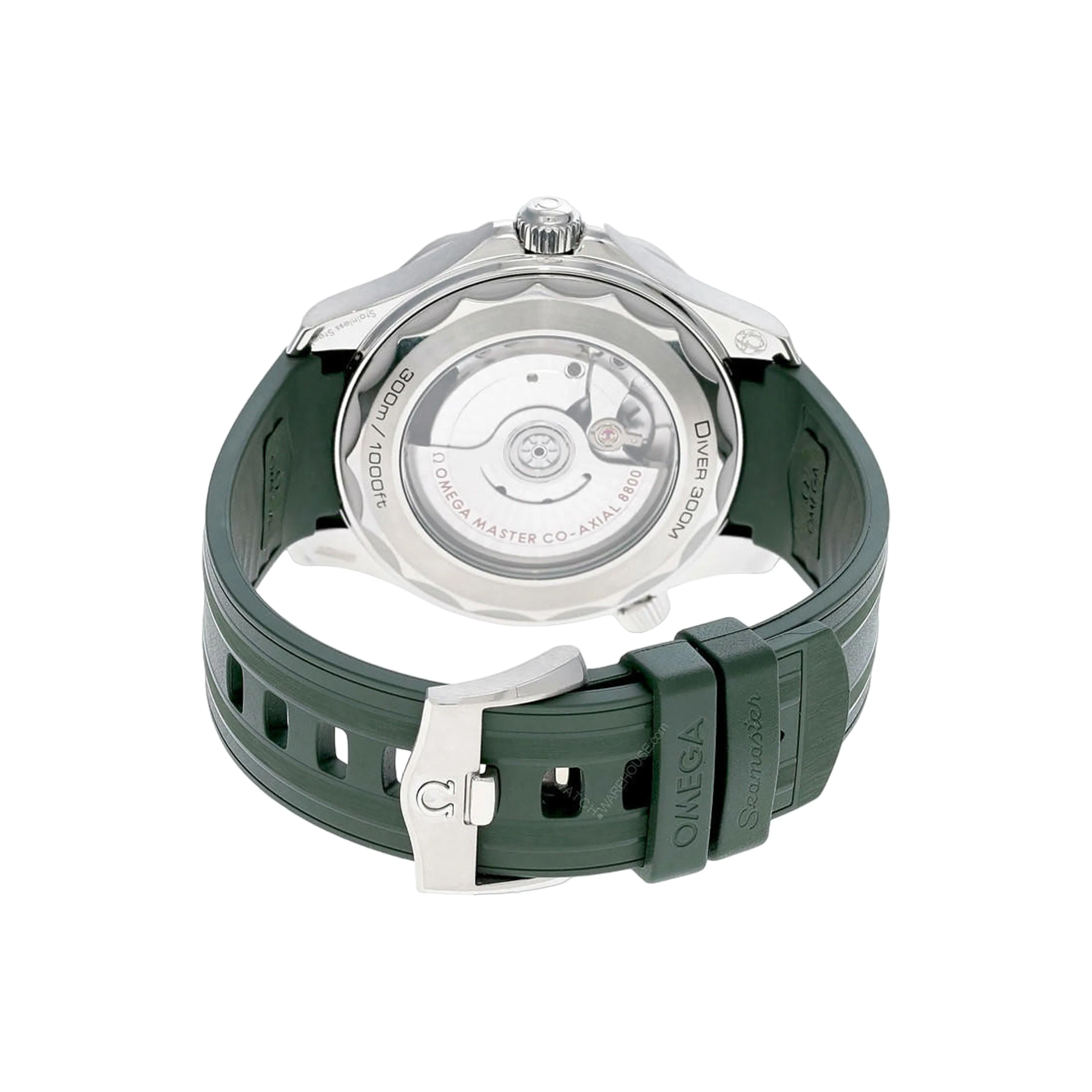 Omega Seamaster Diver 300M 42mm 210.32.42.20.10.001 Green Dial, Green Rubber Strap, Unworn 2023