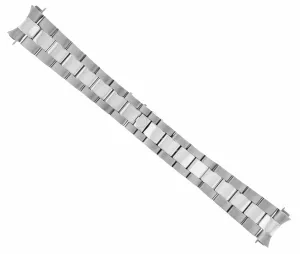 OYSTER WATCH BAND STAINLESS STEEL NEW STYLE FOR ROLEX  HIDDEN CLASP SHINY/CENTRR