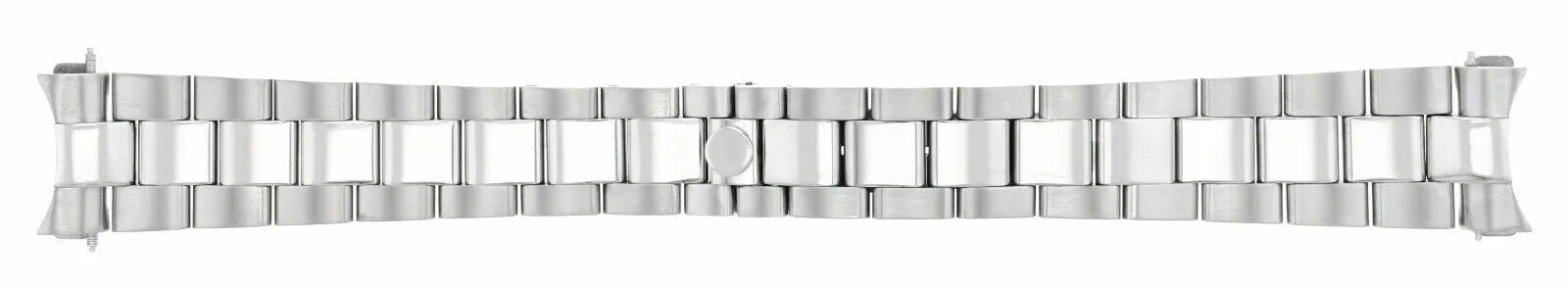 OYSTER WATCH BAND STAINLESS STEEL NEW STYLE FOR ROLEX  HIDDEN CLASP SHINY/CENTRR